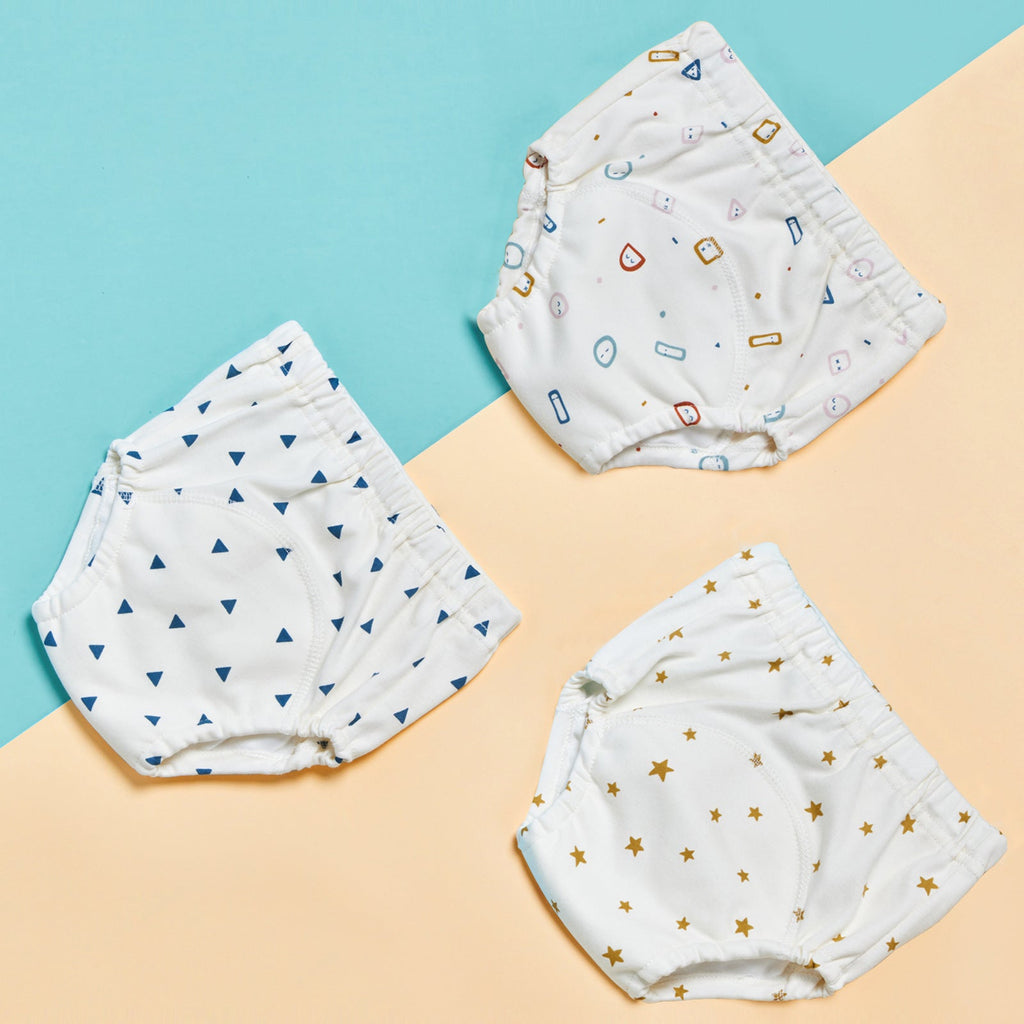 Pure Cotton Breathable Baby Training Pants Cloth Diapers