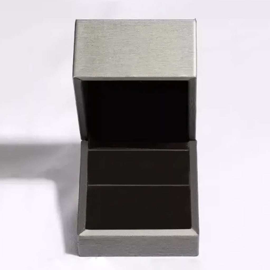 925 Sterling Silver Sapphire Geometric Ring