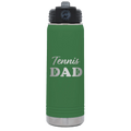 Tennis Dad2 20 oz Water Bottle | Green