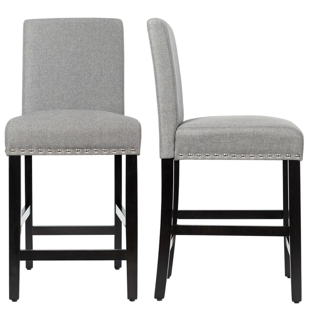 25 Inch Kitchen Chairs w/ Rubber Wood Legs