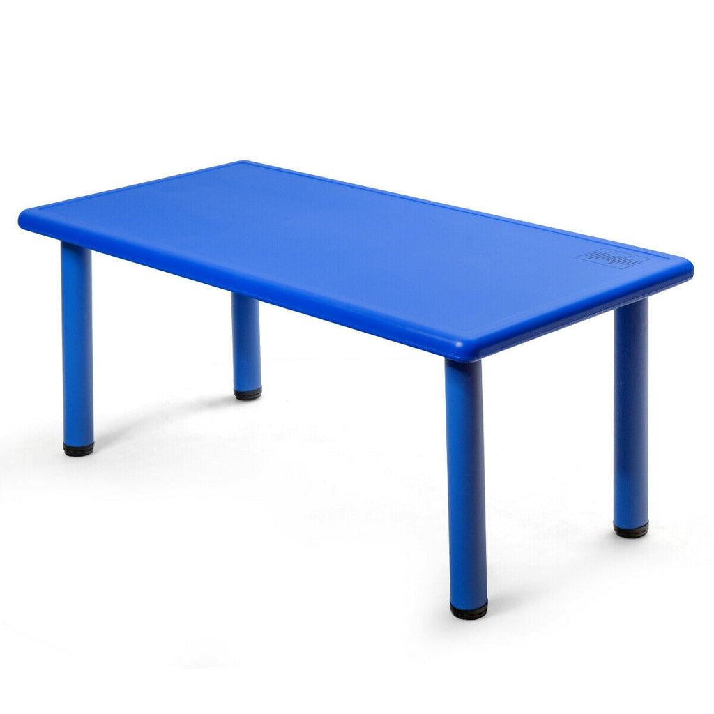 Kids Plastic Rectangular Learn and Play Table
