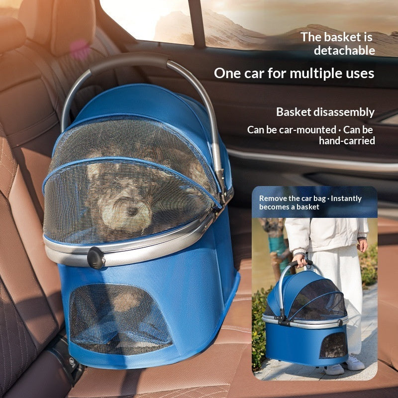 Multi-Functional Pet Stroller For Medium To Large DogsPerfect For Outdoor Adventures