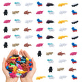 50 Pack 3D Printed Mixed Mini Animals, Random Assorted Tiny Animal Figures For Miniature Decor, Party Favors, DIY Crafts, Gift Fillers