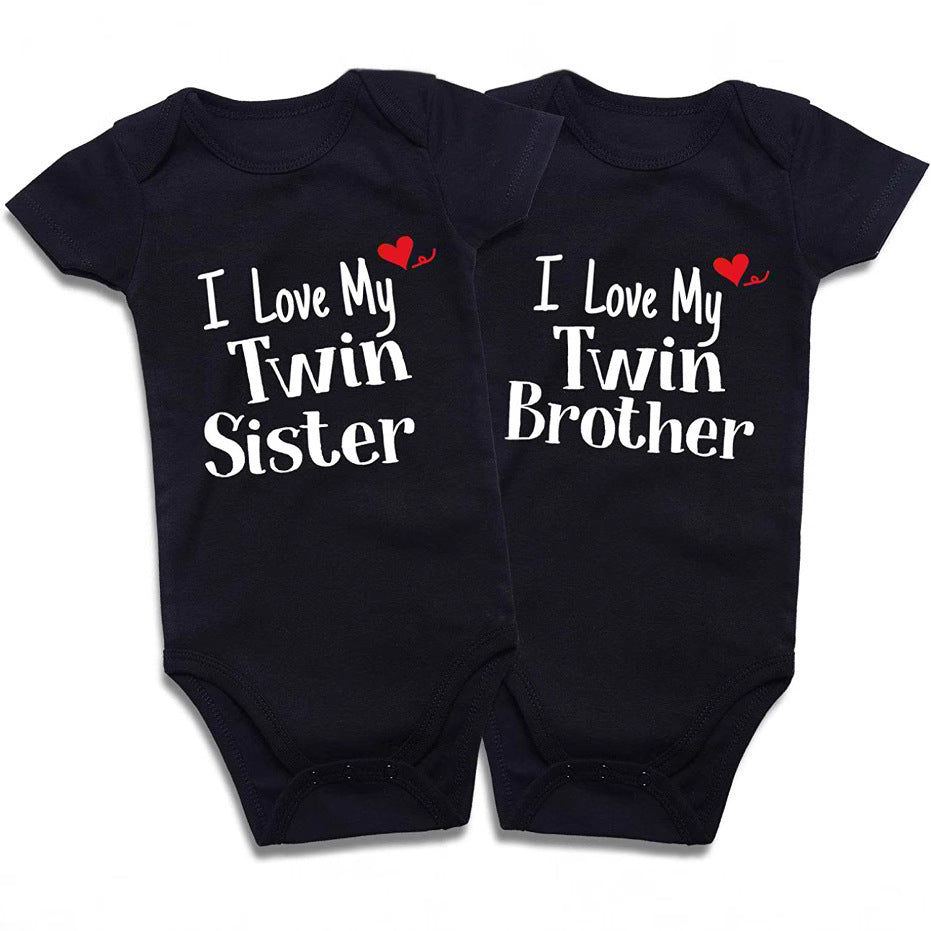 Cotton Baby Onesies 2-Pack - Short Sleeve Bodysuit for Newborn Twins - Soft Infant Clothing
