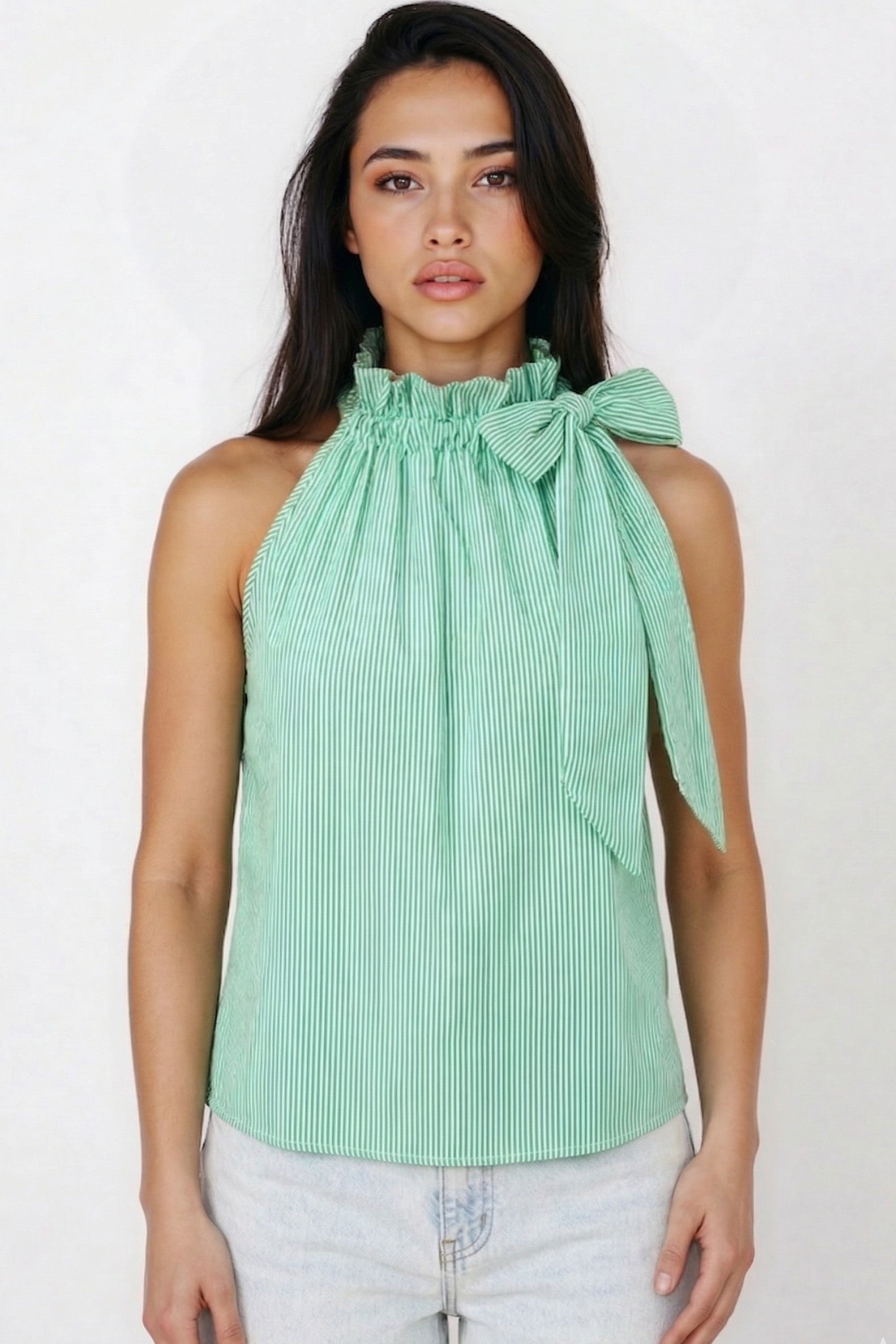 Striped Halter Top