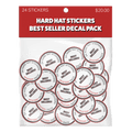 Hard Hat Sticker Best Sellers 24 Pack - $25