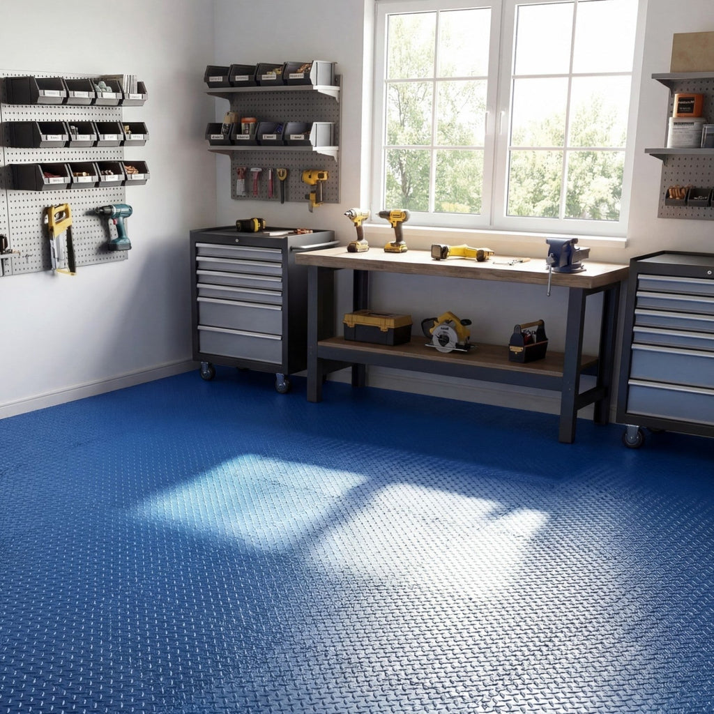 Puzzle Exercise Floor Mats 1/2 Inch Thick - 24 Tiles