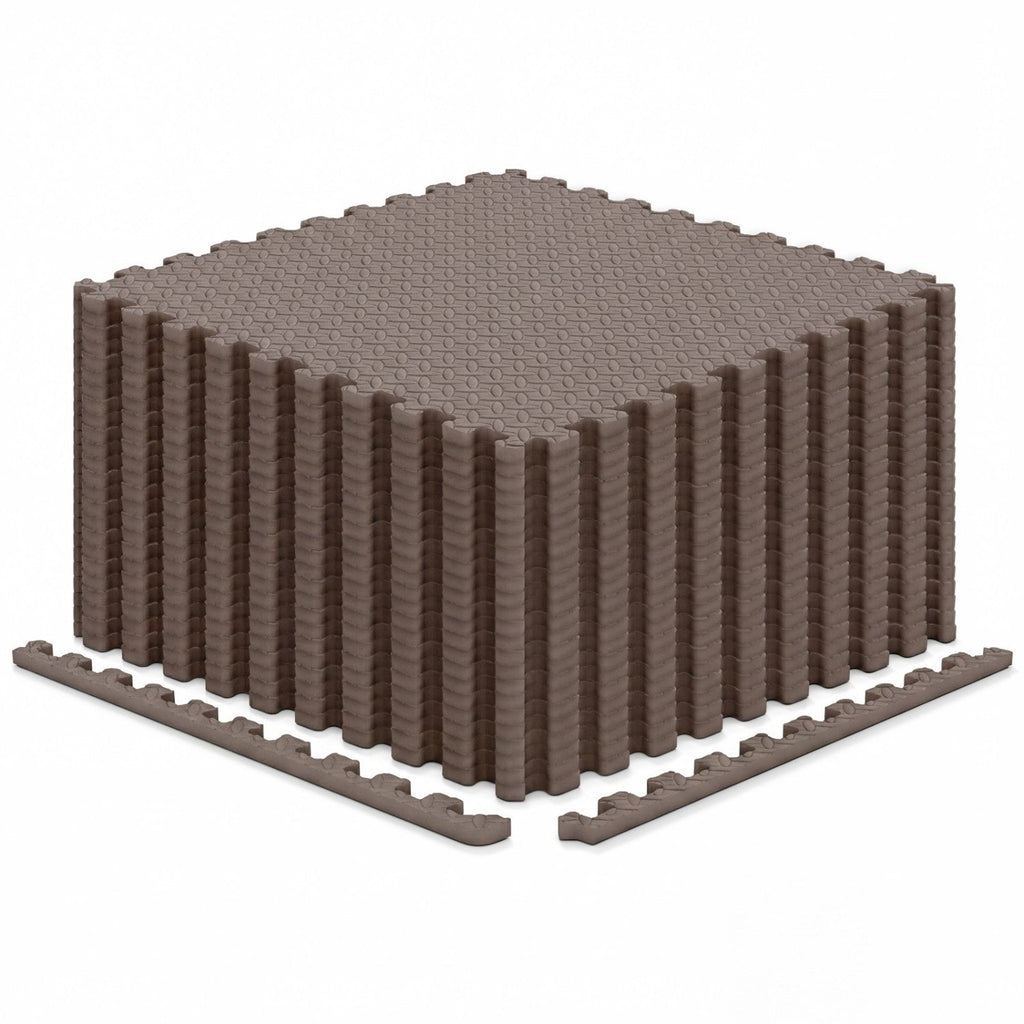 Puzzle Exercise Floor Mats 1/2 Inch Thick - 24 Tiles