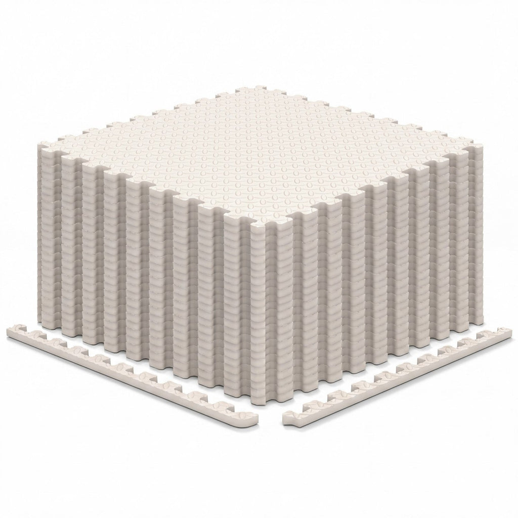 Puzzle Exercise Floor Mats 1/2 Inch Thick - 24 Tiles