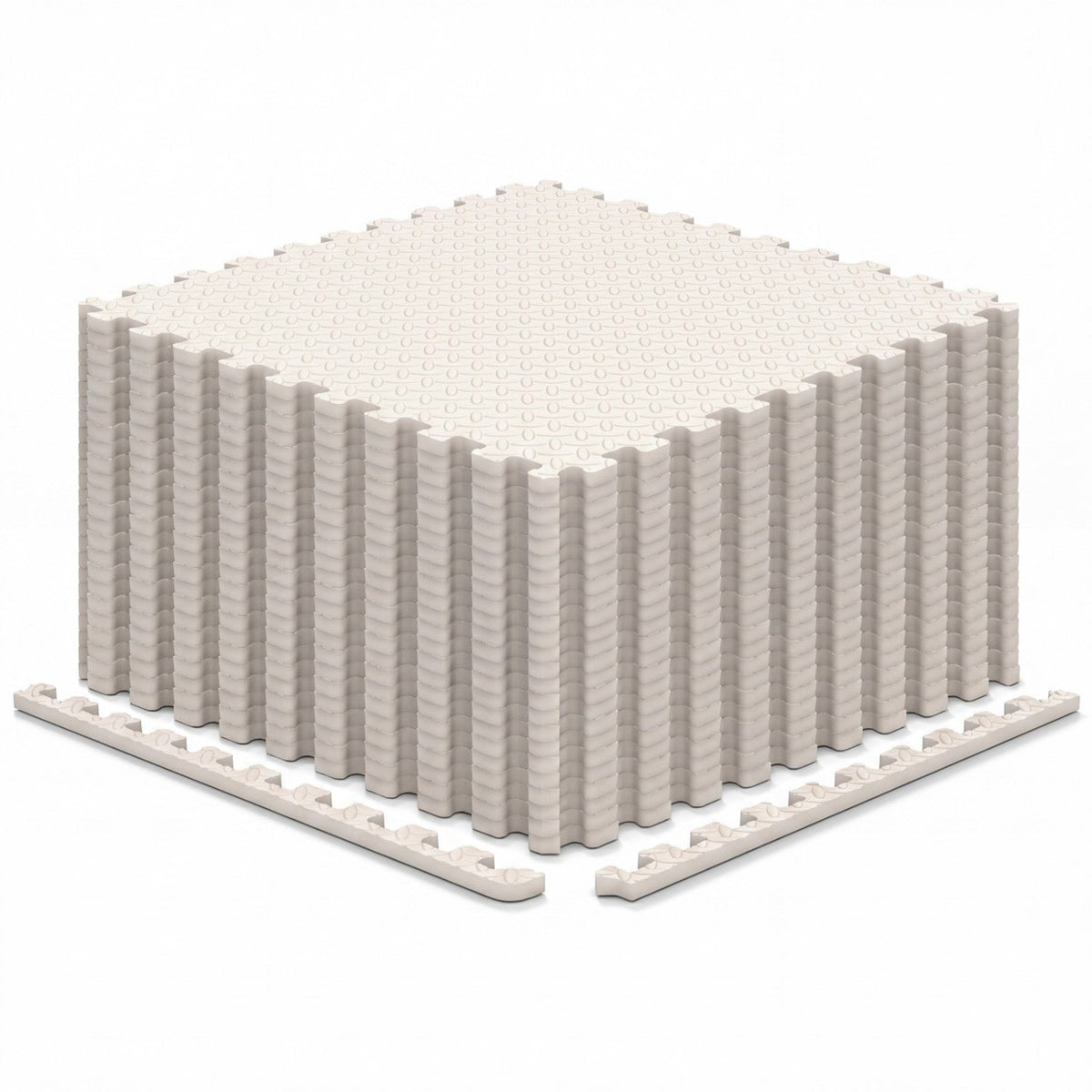 Puzzle Exercise Floor Mats 1/2 Inch Thick - 24 Tiles