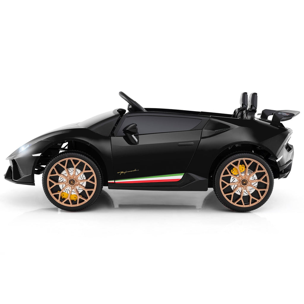 24V Ride-on Car for Kids 4WD 2-Seater Licensed Lamborghini Electric Vehicles with Music