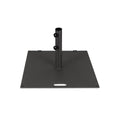 24 Inch Square Patio Umbrella Base 50 LBS Weighted