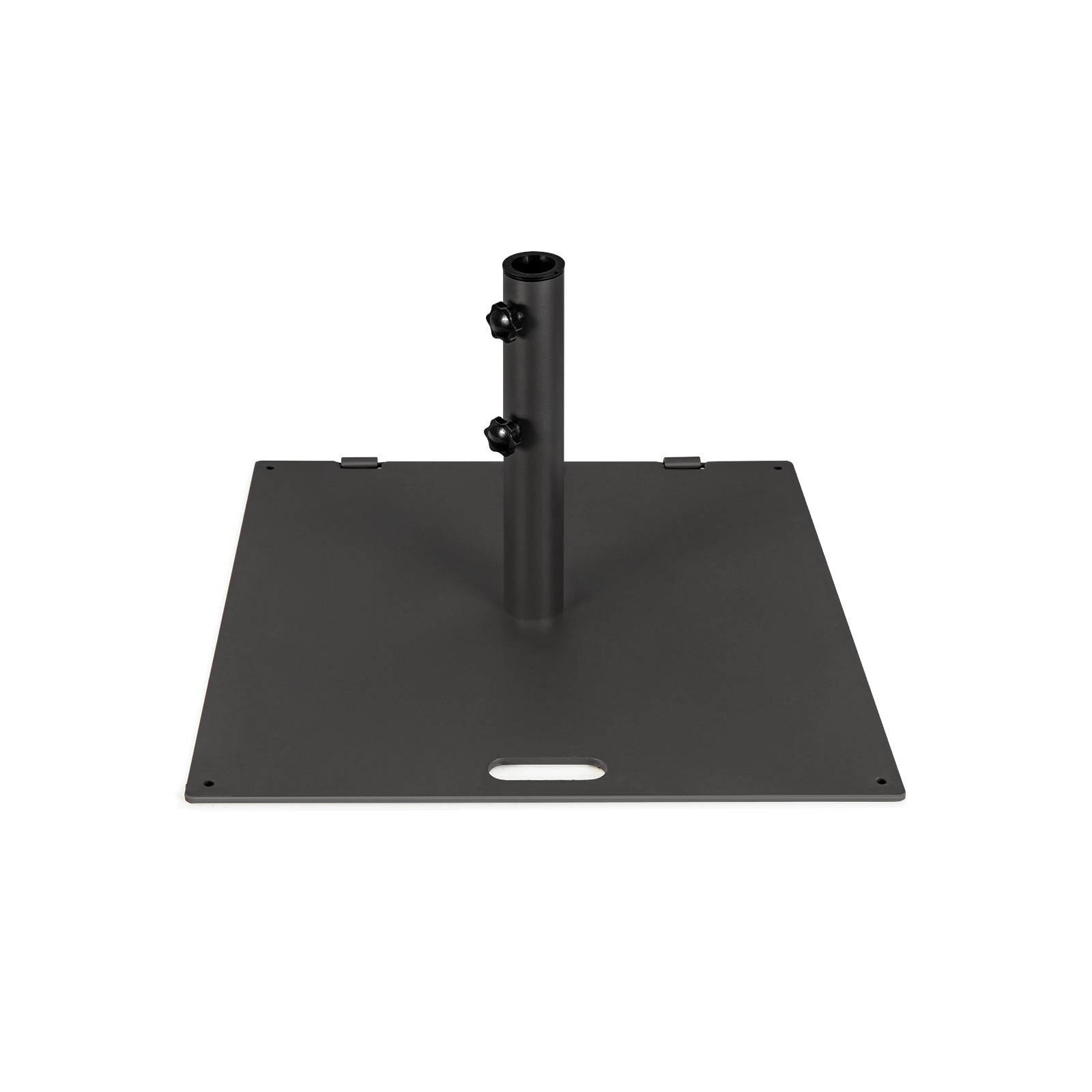 24 Inch Square Patio Umbrella Base 50 LBS Weighted
