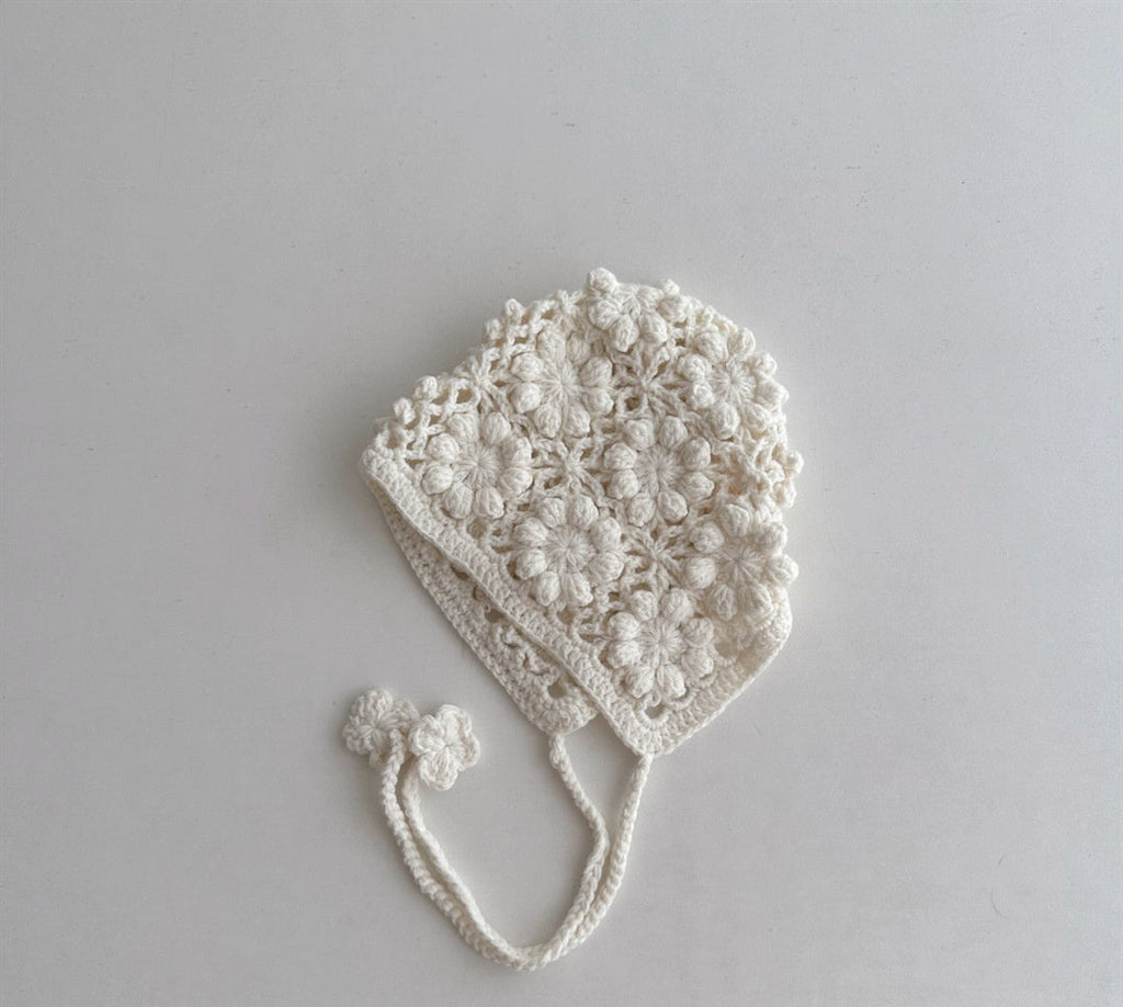 Breathable Lace Up Earflaps Woolen Hat Girl