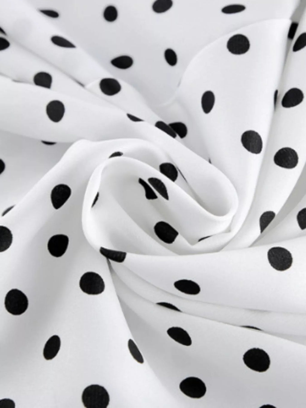 Polka Dot Mermaid Maxi Skirt