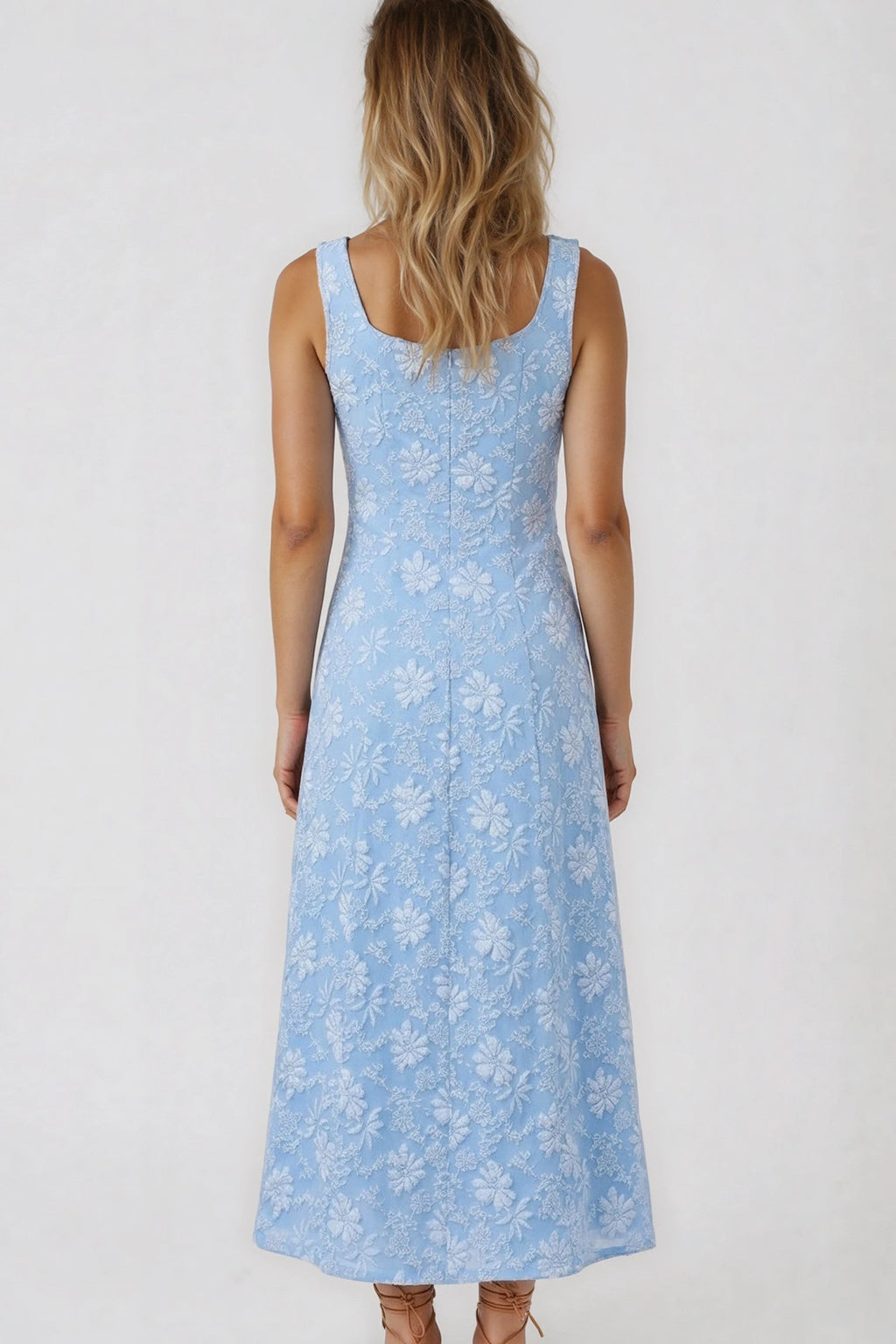 Miss Sparkling A-Line Midi Dress