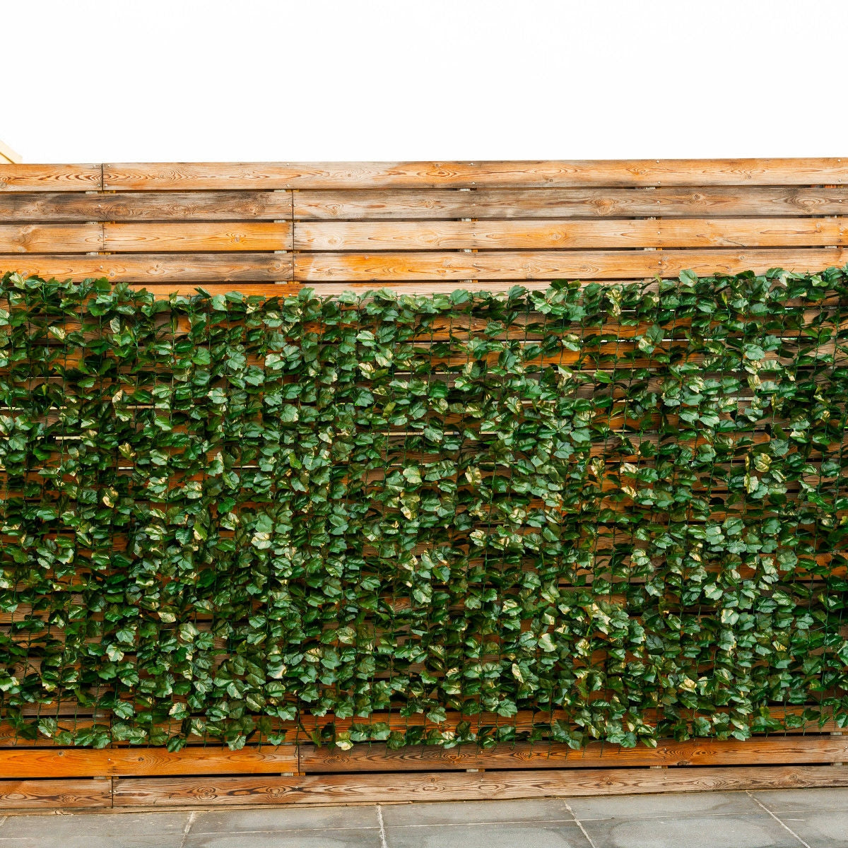 Faux Ivy Leaf Decorative Privacy Fence