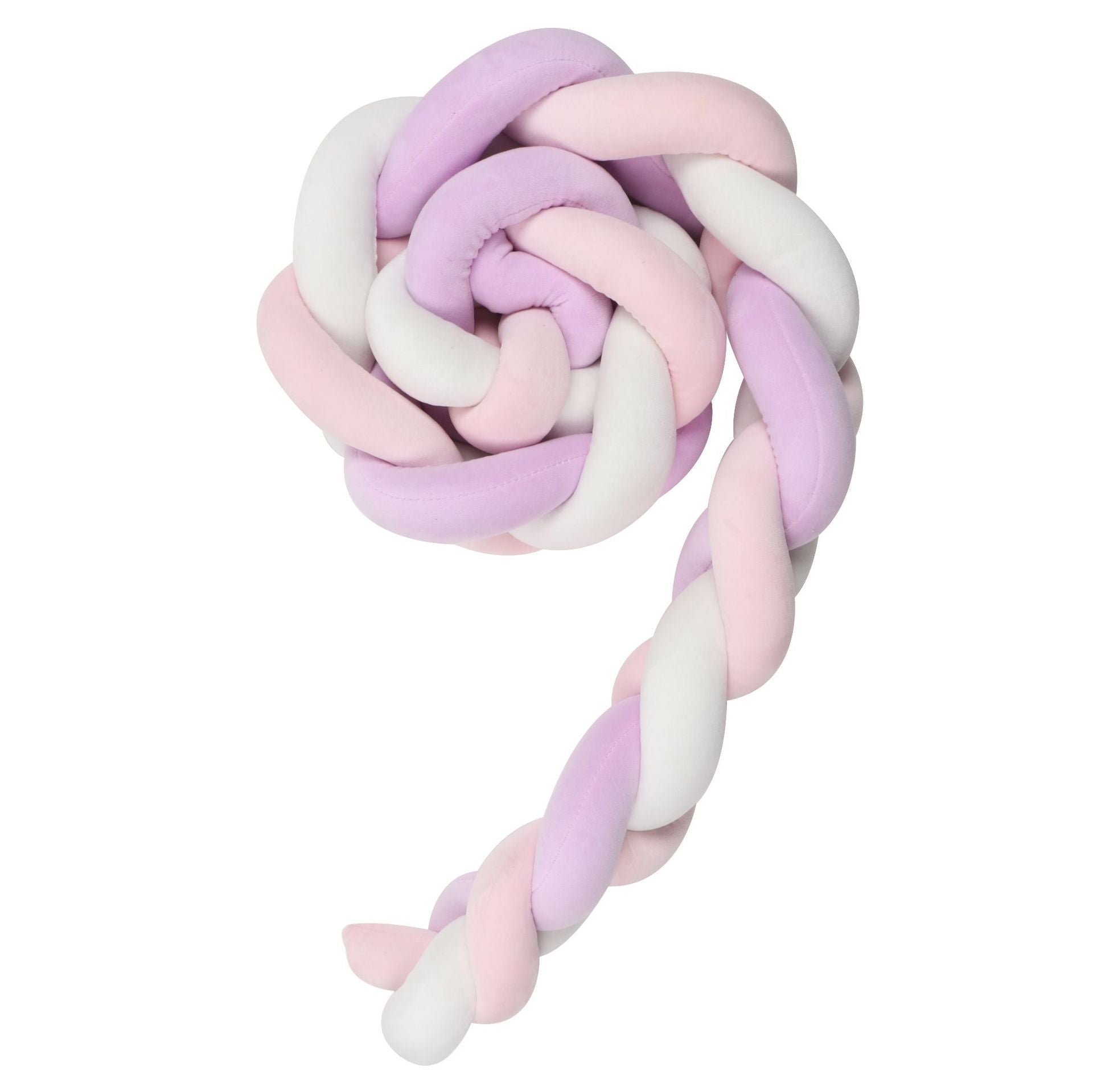 Knotted Long Pillow Three-strand Twist Spandex Bed Fence Baby