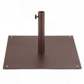 25 Inch Square Patio Umbrella Base 42 LBS Weighted