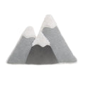 Little Love by NoJo Mountain Shaped Grey and White Plush Decorative Pillow