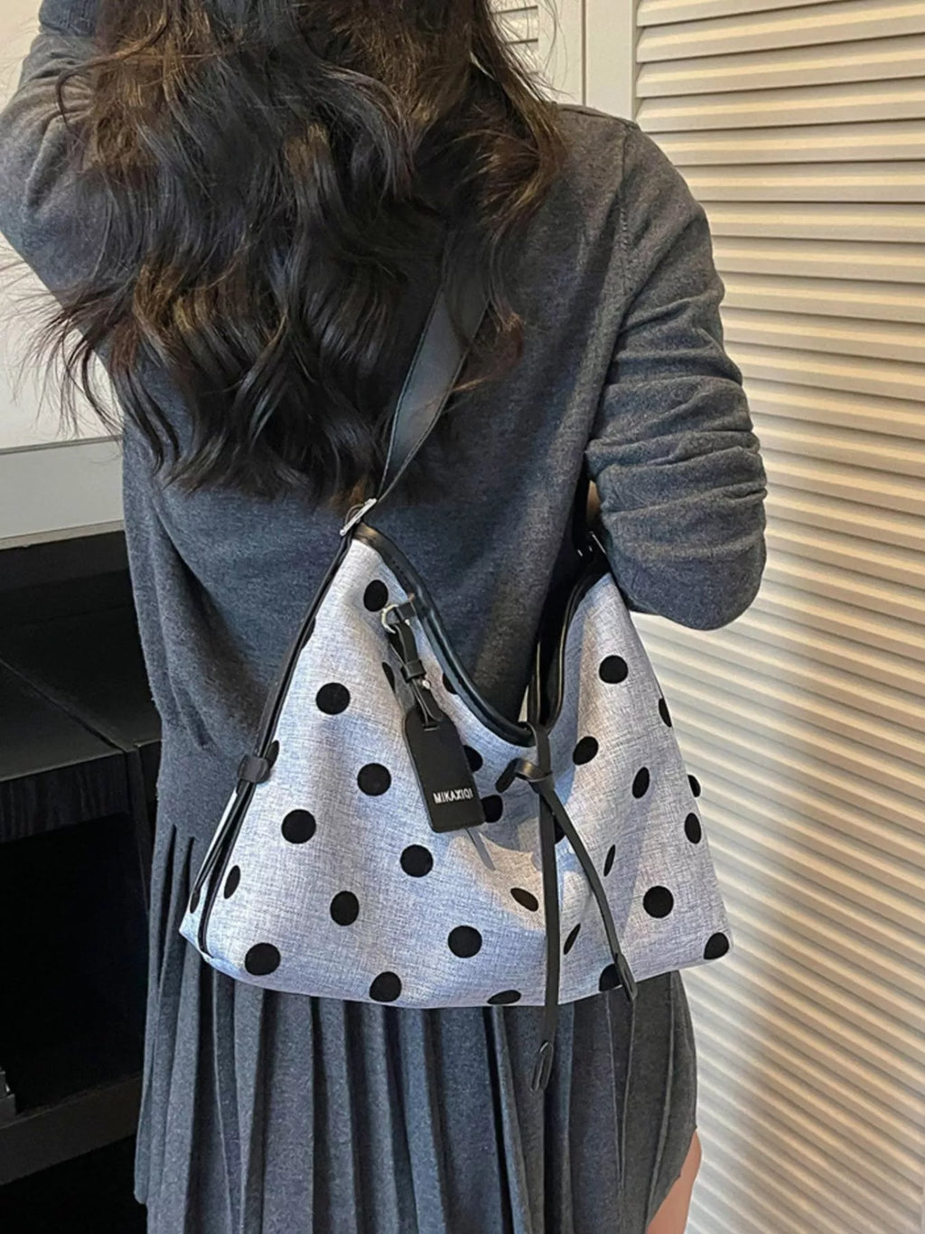 Polka Dot Shoulder Bag