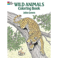Wild Animals Coloring Book - Paperback