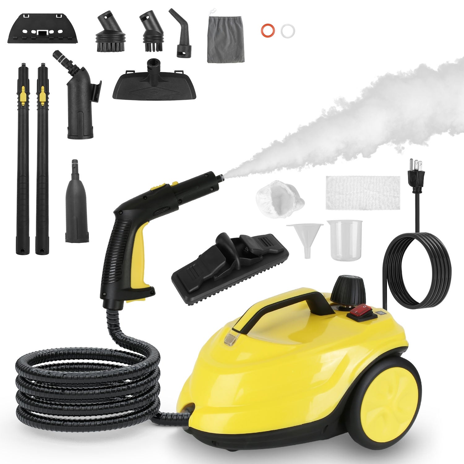 Steam Cleaning Machine with Wheels – All-Surface Deep Clean