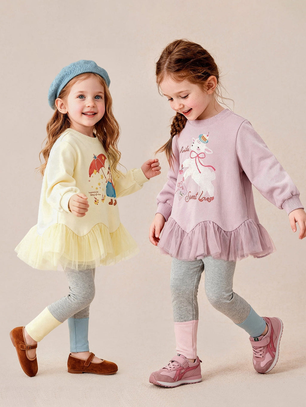 Autumn New Arrival Girls Pants Set