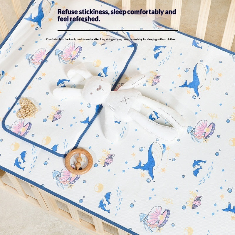 Cooling Ice-silk Class A Stroller Mat For Spring And Summer