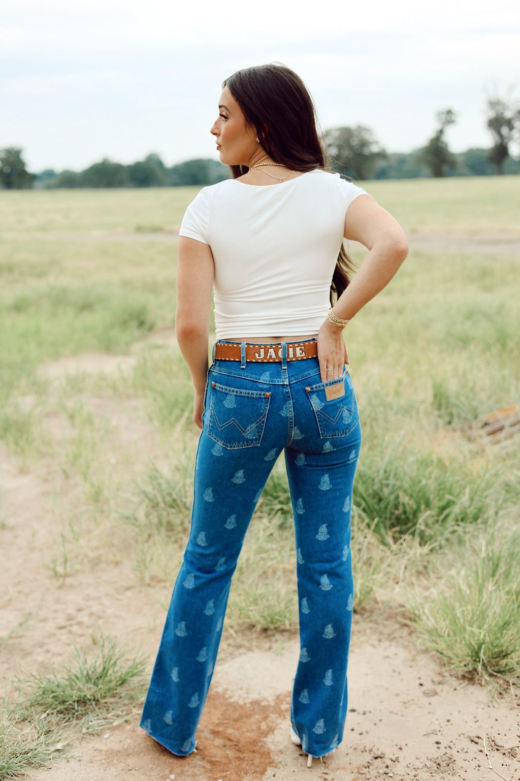 The Wrangler Westward Paisley Bootcut Jeans