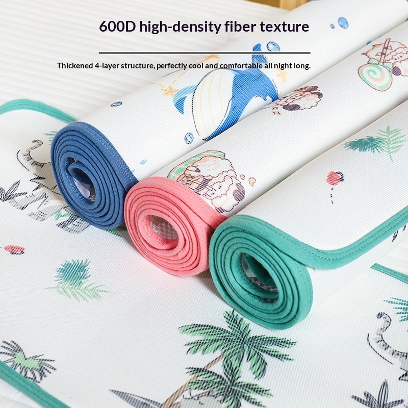 Cooling Ice-silk Class A Stroller Mat For Spring And Summer