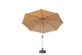 10FT Patio Umbrella with Push Button Tilt and Crank - Beige