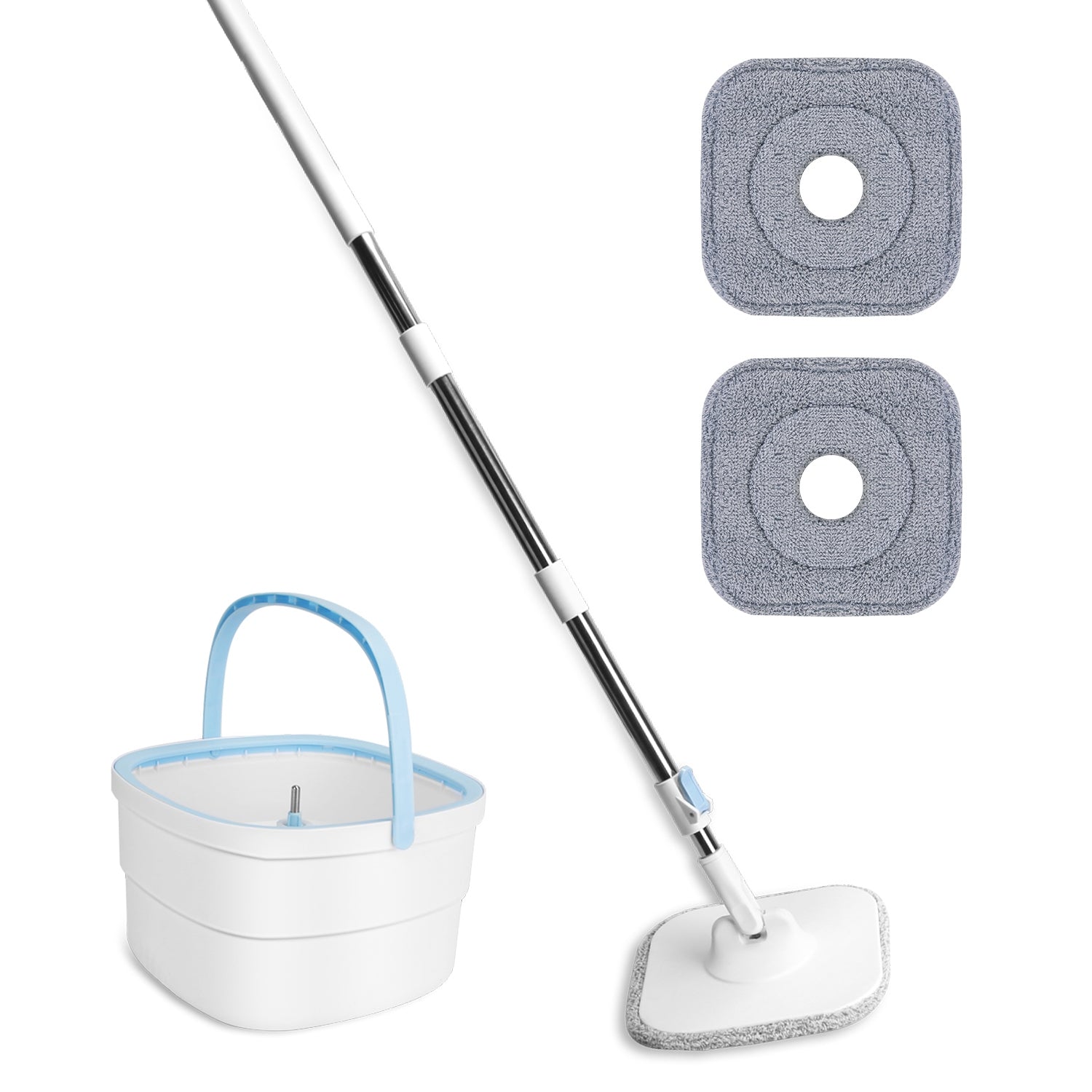 Spin Mop with Wringer Bucket Set for Easy Cleaning