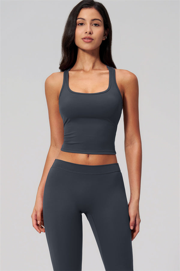 The Revive Crop Top Capri Leggings 2-Piece Set