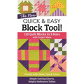 The New Quick & Easy Block Tool!: 110 Quilt Blocks in 5 Sizes with Project Ideas - Packed with Hints, Tips & Tricks - Simple Cutting Charts & Helpful - Paperback