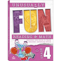 Unusually Fun Reading & Math Workbook, Grade 4: Seriously Fun Topics to Teach Seriously Important Skills - Paperback