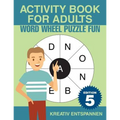 Activity Book for Adults - Word Wheel Puzzle Fun Edition 5 - Paperback