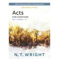 Acts for Everyone, Part 1, Enlarged Print - Paperback