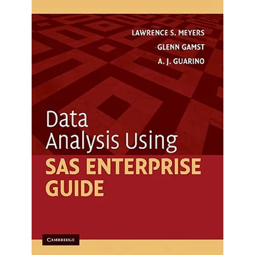 Data Analysis Using SAS Enterprise Guide - Paperback