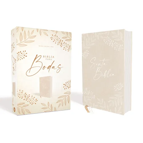 Rvr60, Santa Biblia Para Bodas, Tapa Dura/Tela, Caja de Regalo, Palabras de Jesús En Rojo, Comfort Print - Hardcover