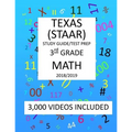3rd Grade TEXAS STAAR, MATH: 2019: 3rd Grade Texas Assessment Academic Readiness MATH Test prep/study guide - Paperback