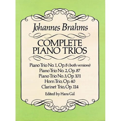 Complete Piano Trios - Paperback