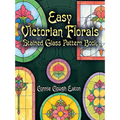 Easy Victorian Florals Stained Glass Pattern Book - Paperback