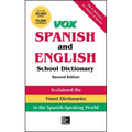 Vox Spanish and English School Dictionary, Paperback, 2nd Edition - Paperback