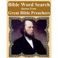 Bible Word Search: Quotes From Great Bible Preachers - Paperback