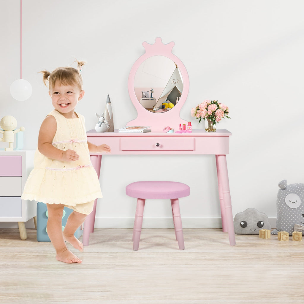 Kids Vanity Makeup Table