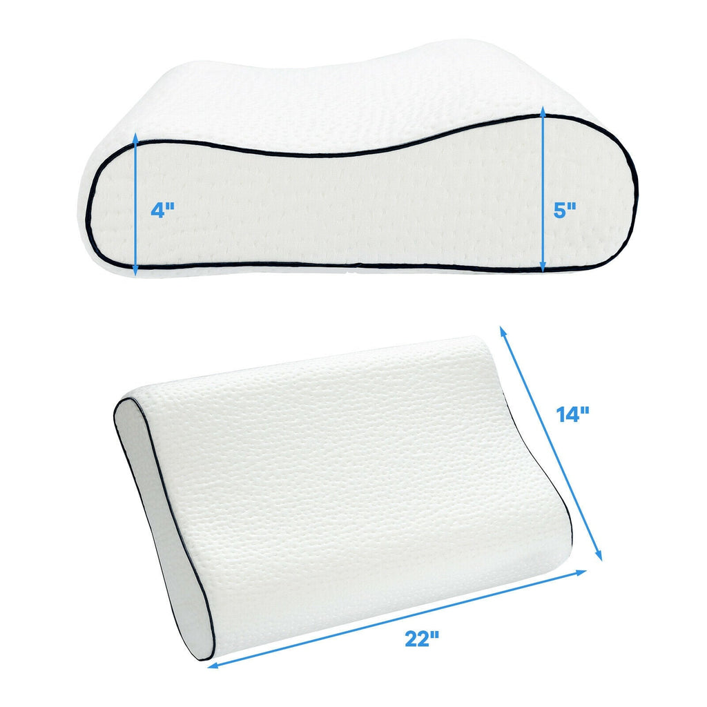 Memory Foam Sleep Pillow Orthopedic Contour Cervical Neck Support