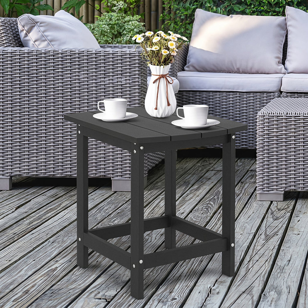 18-Inch Adirondack Side Table Set of 2 for Patio
