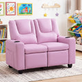 2-Seater Kids Recliner Double Toddler Sofa Chair with 2 Cup Holders