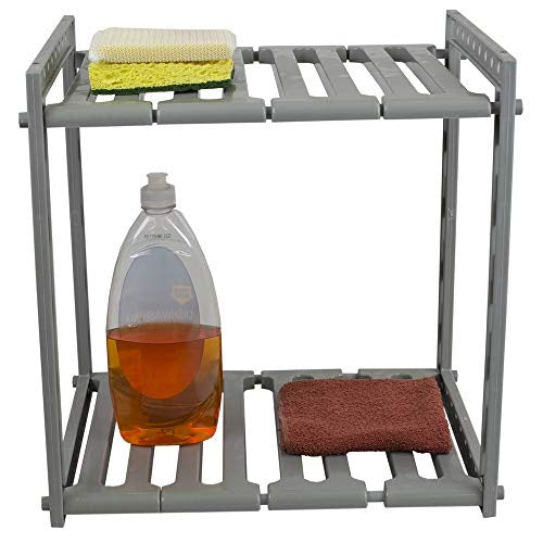 2 Tier Adjustable Under Sink Organizer